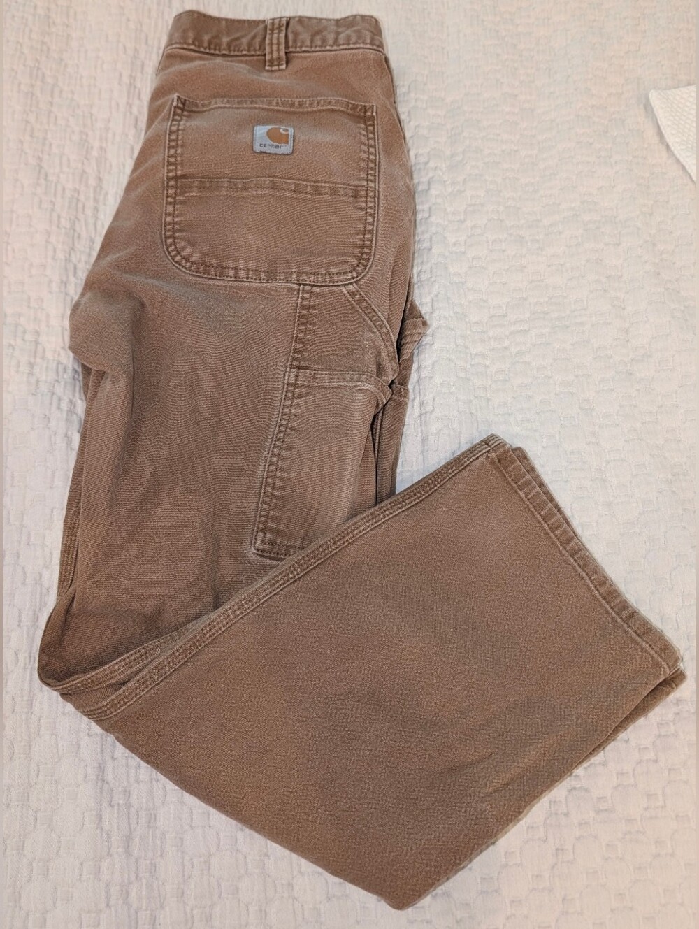 Carhartt RUGGED FLEX® RELAXED FIT DUCK DOUBLE-FRONT UTILITY WORK PANT 33 x 30
